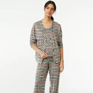 Joyspun Women's Hacci Knit V-Neck Cardigan & Knit Joggers SET